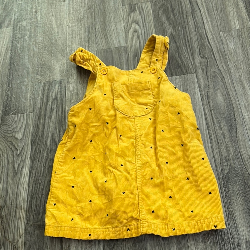 Carter's Yellow Corduroy Kids Dress